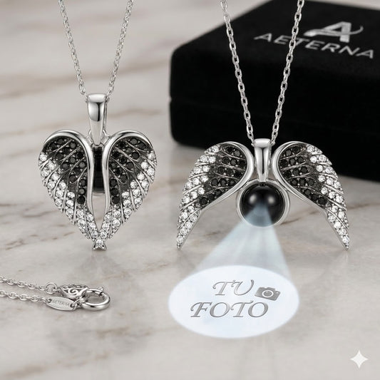 Collar Alas de Ángel con tu Foto